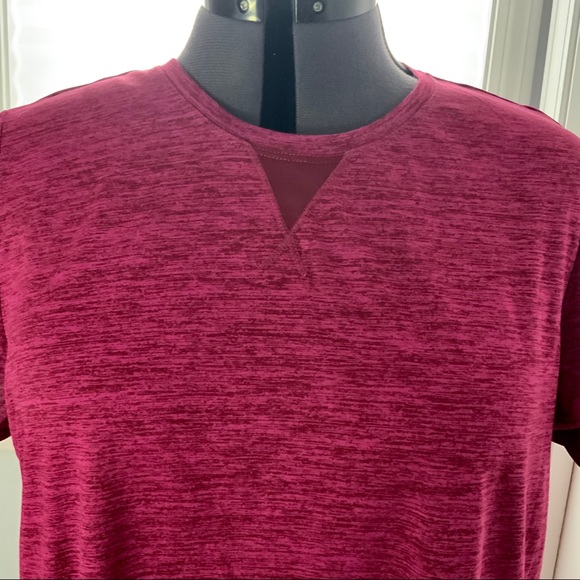 Danskin Tulip-Hem Athletic Tee w/ Mesh Detail NWT - Picture 6 of 8